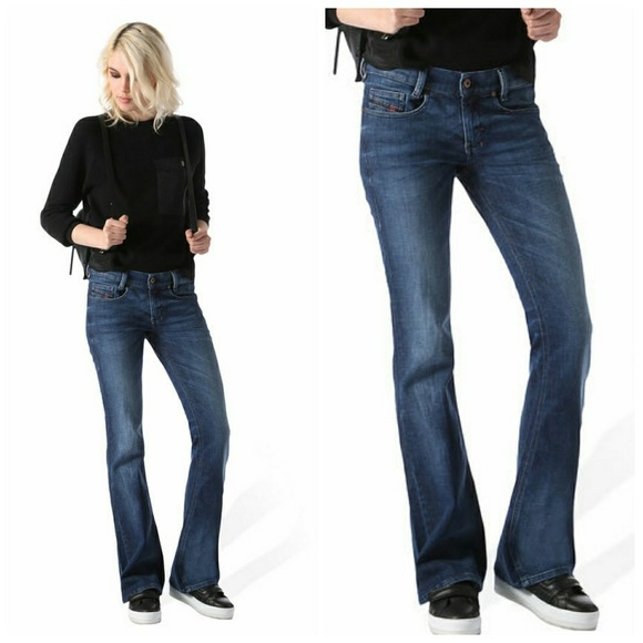 diesel louvboot bootcut jeans